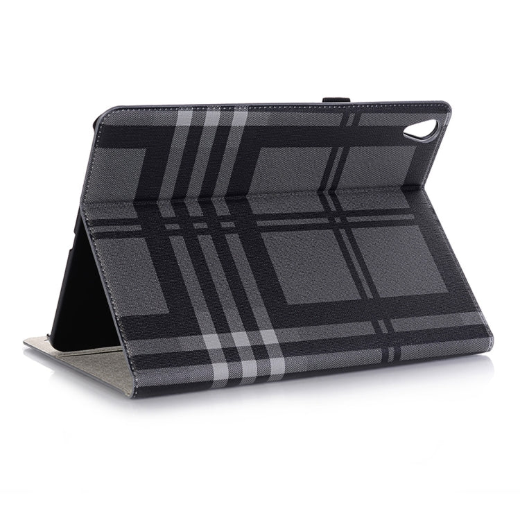 Plaid Texture Horizontal Flip PU Leather Case for iPad Air 11 2024 / iPad Pro 11 inch (2018), with Holder & Card Slots & Wallet(Grey) - iPad Pro 11 (2018) Cases by buy2fix | Online Shopping UK | buy2fix