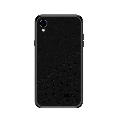 For iPhone XR PINWUYO Full Coverage Waterproof Shockproof PC+TPU+PU Case (Black) - More iPhone Cases by PINWUYO | Online Shopping UK | buy2fix