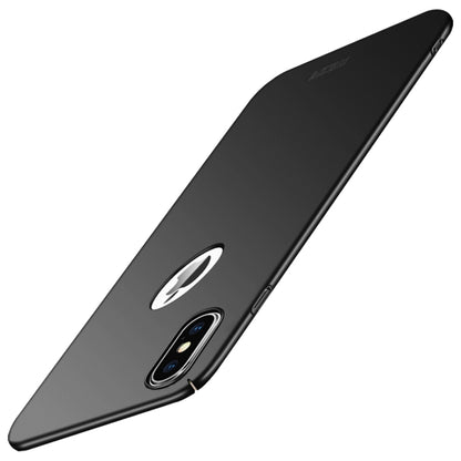 For iPhone XS MOFI Frosted PC Ultra-thin Full Coverage Case (Black) - More iPhone Cases by MOFI | Online Shopping UK | buy2fix