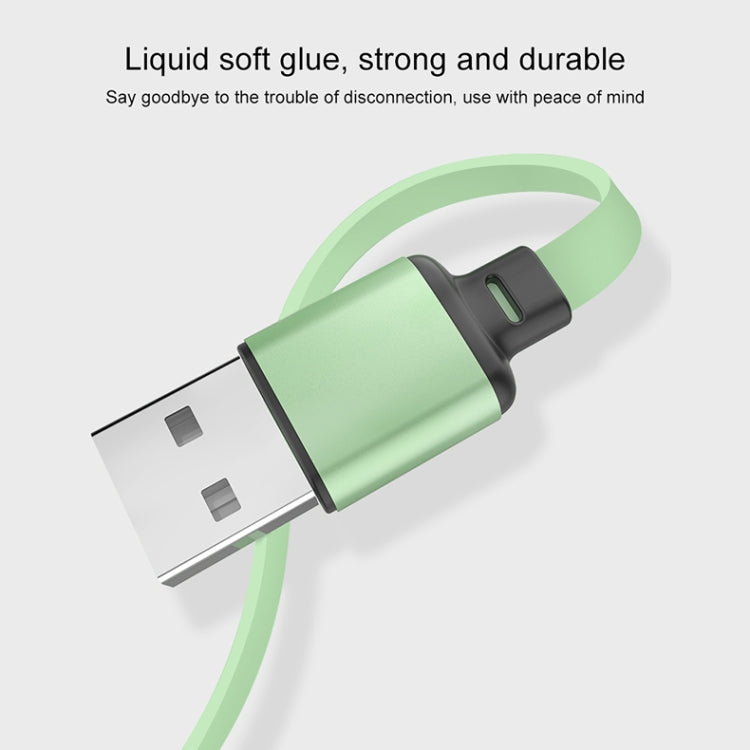 3.5A Liquid Silicone 3 in 1 USB to USB-C / Type-C + 8Pin + Micro USB Retractable Data Syn Charging Cable (Purple) - Multifunction Cable by buy2fix | Online Shopping UK | buy2fix