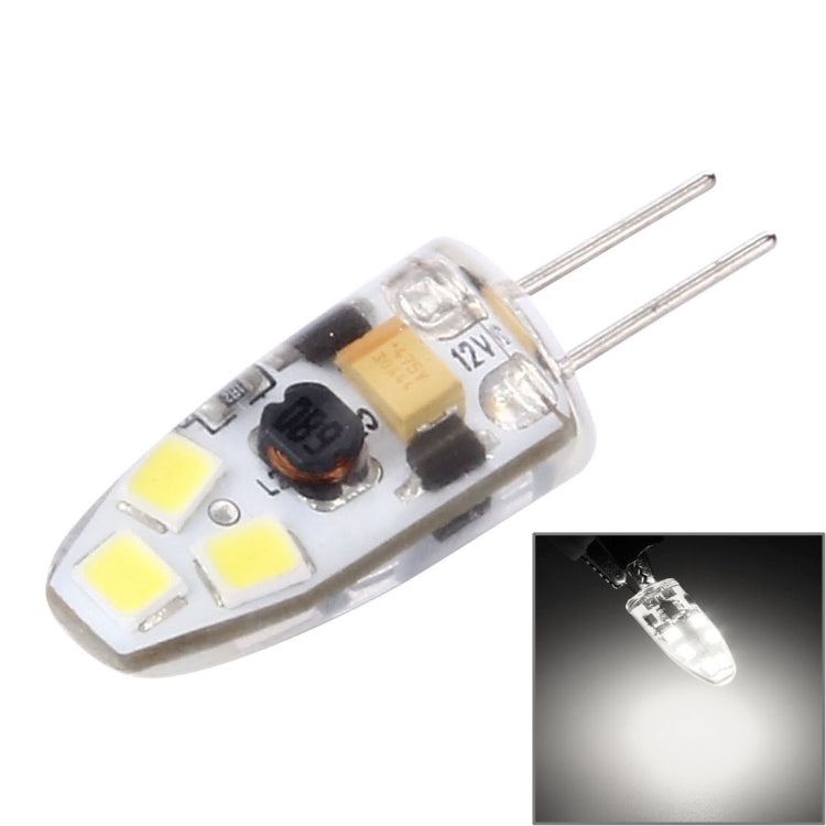 G4 2W 120LM 6 LED SMD 2835 Silicone Corn Light Bulb, DC 12V(White Light) - LED Blubs & Tubes by buy2fix | Online Shopping UK | buy2fix