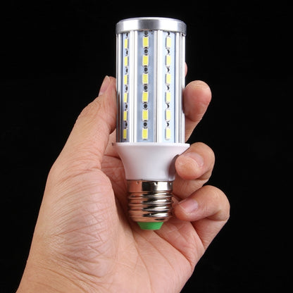 15W Aluminum Corn Light Bulb, E27 1280LM 60 LED SMD 5730, AC 85-265V(White Light) - LED Blubs & Tubes by buy2fix | Online Shopping UK | buy2fix