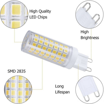 G9 102 LEDs SMD 2835 6000-6500K LED Corn Light, AC 220V(White Light) - LED Blubs & Tubes by buy2fix | Online Shopping UK | buy2fix