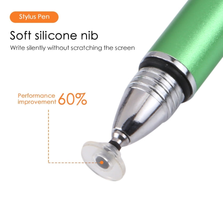 Universal Silicone Disc Nib Capacitive Stylus Pen (Green) - Stylus Pen by buy2fix | Online Shopping UK | buy2fix