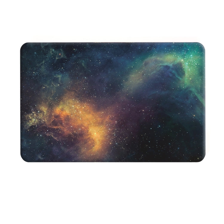 For Macbook Pro 13.3 inch Starry Sky Patterns Apple Laptop Water Decals PC Protective Case(Green) - MacBook Pro Cases by buy2fix | Online Shopping UK | buy2fix