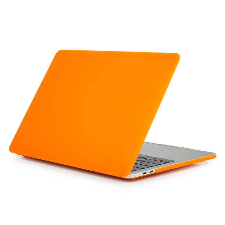 Laptop Frosted Style PC Protective Case for MacBook Pro 15.4 inch A1990 (2018)(Orange) - MacBook Pro Cases by buy2fix | Online Shopping UK | buy2fix