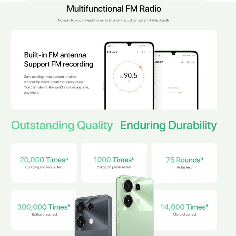 [HK Warehouse] UMIDIGI G9 5G, 6GB+128GB, Side Fingerprint & Face ID Identification, 6.75 inch Android 14 UNISOC T765 Octa Core, Network: 5G (Lake Green) - UMIDIGI by UMIDIGI | Online Shopping UK | buy2fix