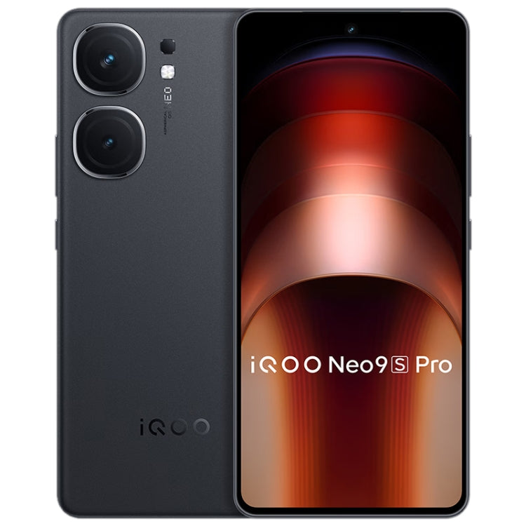 vivo iQOO Neo9S Pro, Dual Back Cameras, 12GB+512GB, Face ID / Fingerprint Identification, 6.78 inch Android 14 OriginOS 4 Dimensity 9300+ Octa Core, OTG, NFC, Network: 5G, Support Google Play (Black) - vivo by vivo | Online Shopping UK | buy2fix