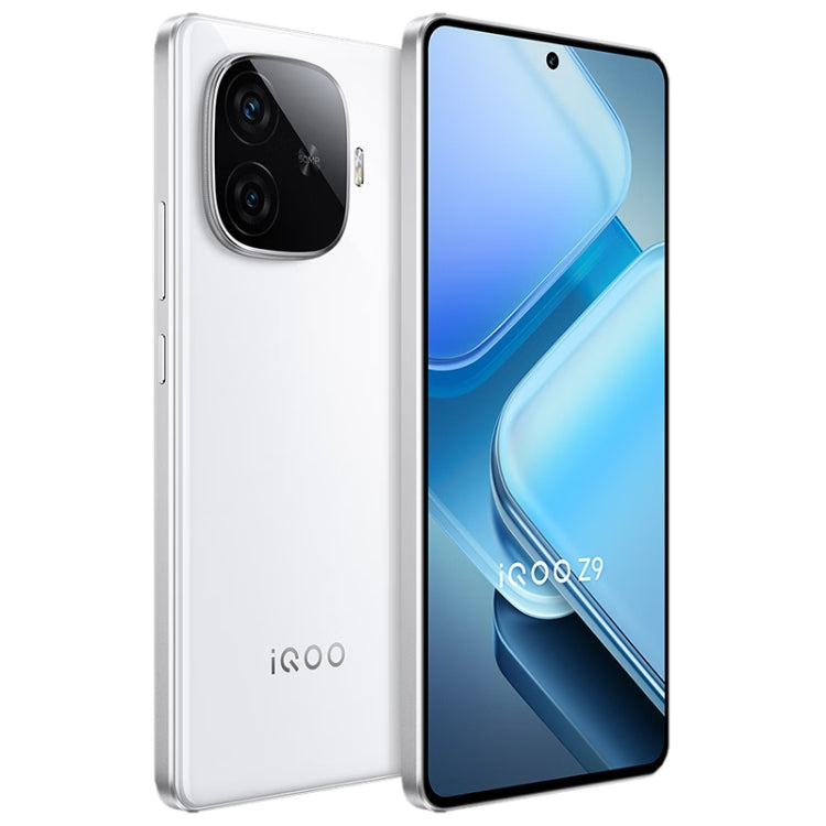 vivo iQOO Z9, Dual Back Cameras, 8GB+128GB, Face ID Screen Fingerprint Identification, 6.78 inch Android 14.0 OriginOS 4 Snapdragon 7 Gen 3 Octa Core 2.63GHz, OTG, NFC, Network: 5G, Support Google Play (White) - vivo by vivo | Online Shopping UK | buy2fix