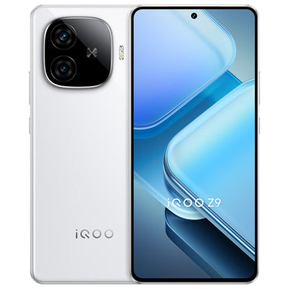 vivo iQOO Z9, Dual Back Cameras, 12GB+256GB, Face ID Screen Fingerprint Identification, 6.78 inch Android 14.0 OriginOS 4 Snapdragon 7 Gen 3 Octa Core 2.63GHz, OTG, NFC, Network: 5G, Support Google Play (White) - vivo by vivo | Online Shopping UK | buy2fix