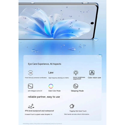 vivo S18 Pro, Triple Back Cameras, 16GB+256GB, Face ID Screen Fingerprint Identification, 6.78 inch Android 14.0 OriginOS 4 Dimensity 9200+ Octa Core 3.35GHz, OTG, NFC, Network: 5G, Support Google Play (Blue) - vivo by vivo | Online Shopping UK | buy2fix