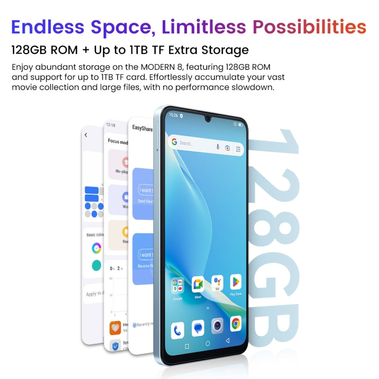 [HK Warehouse] Blackview Oscal MODERN 8, 8GB+128GB, Fingerprint & Face Identification, 6.75 inch Android 13 Unisoc T616 Octa Core up to 2.2GHz, Network: 4G, OTG(Blue) - Blackview by Blackview | Online Shopping UK | buy2fix