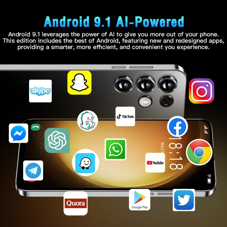 S23Ultra / D15, 1GB+16GB, 6.52 inch, Face Identification, Android 9.1 MTK6580A Quad Core, Network: 3G (Green) -  by buy2fix | Online Shopping UK | buy2fix