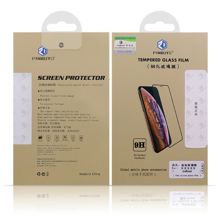 PINWUYO 9H 2.5D Full Screen Tempered Glass Film for Galaxy A40 (Black) - Galaxy Tempered Glass by PINWUYO | Online Shopping UK | buy2fix