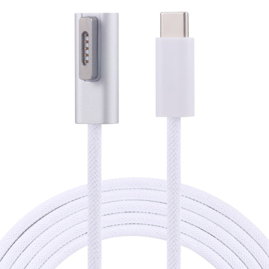 45W / 60W / 65W / 85W 5 Pin MagSafe 2 (T-Shaped) to USB-C / Type-C PD Charging Cable(White) - Cable & Adapter by buy2fix | Online Shopping UK | buy2fix