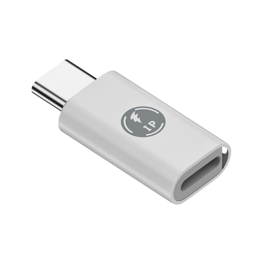 USB-C / Type-C Male to 8 Pin Female ABS Charging Adapter - Converter & Adapter by buy2fix | Online Shopping UK | buy2fix