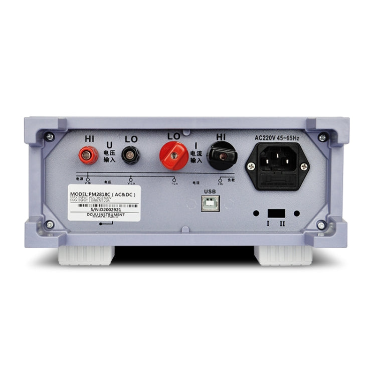 DCUU PM2818C AC 40A Intelligent Electrical Parameters Measuring Instrument (EU Plug) - Current & Voltage Tester by buy2fix | Online Shopping UK | buy2fix