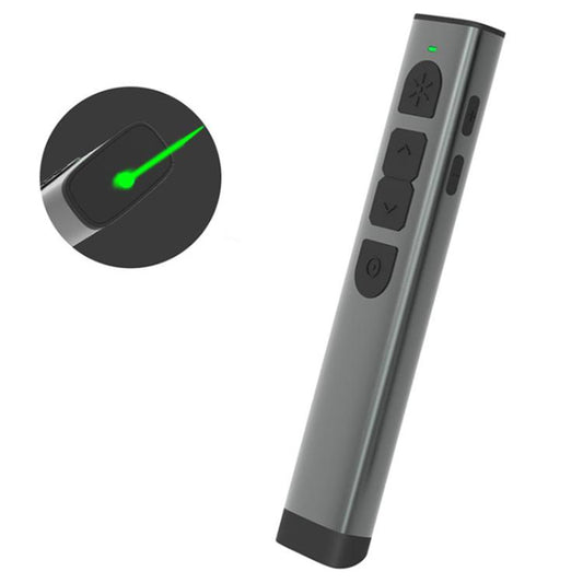 Doosl Dsit038 2.4GHz Wireless Presenter PowerPoint Clicker Representation Remote Control Green Laser Pointer, Control Distance: 100m -  by DOOSL | Online Shopping UK | buy2fix