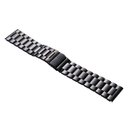 For Apple Watch 42mm Classic Buckle Steel Watch Band, Only Used in Conjunction with Connectors ( S-AW-3293 )(Black) - Watch Bands by buy2fix | Online Shopping UK | buy2fix