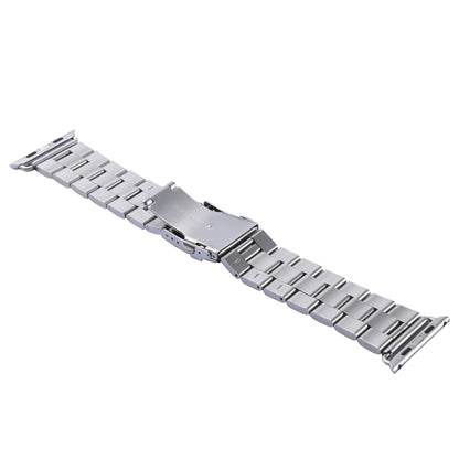 For Apple Watch 42mm Stainless Steel Classic Buckle Watch Band - Watch Bands by buy2fix | Online Shopping UK | buy2fix