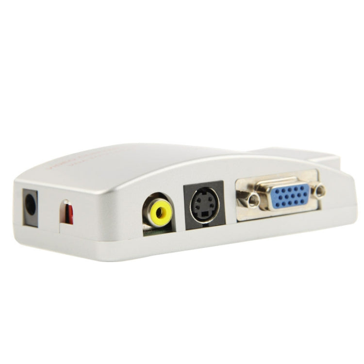 High Resolution VGA Video Conversion VGA to Video S-Video / PC to TV (VGA to AV ) Converter Box - Cable by buy2fix | Online Shopping UK | buy2fix