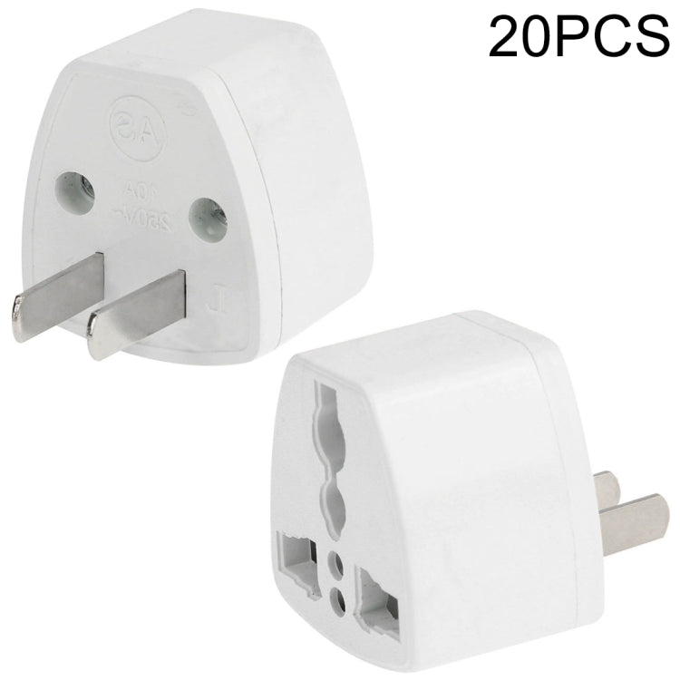 20 PCS Travel Wall Power Adapter Plug Adapter, US Plug - Plug Adaptor by buy2fix | Online Shopping UK | buy2fix