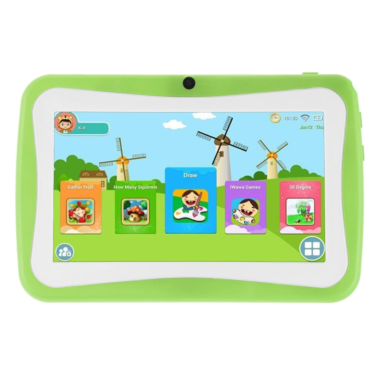 Kids Education Tablet PC, 7.0 inch, 1GB+8GB, Android 4.4.2 Allwinner A33 Quad Core 1.3GHz, WiFi, TF Card up to 32GB, Dual Camera(Green) -  by buy2fix | Online Shopping UK | buy2fix