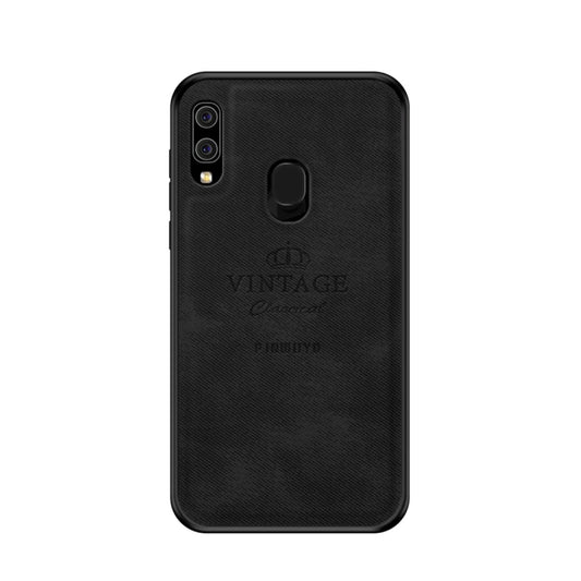 PINWUYO Shockproof Waterproof Full Coverage PC + TPU + Skin Protective Case for Galaxy A20 / A30 (Black) - Galaxy Phone Cases by PINWUYO | Online Shopping UK | buy2fix