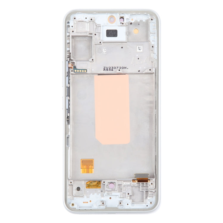 For Samsung Galaxy A54 5G SM-A546 6.43 inch OLED LCD Screen Digitizer Full Assembly with Frame (White) - Galaxy A Series Parts by buy2fix | Online Shopping UK | buy2fix