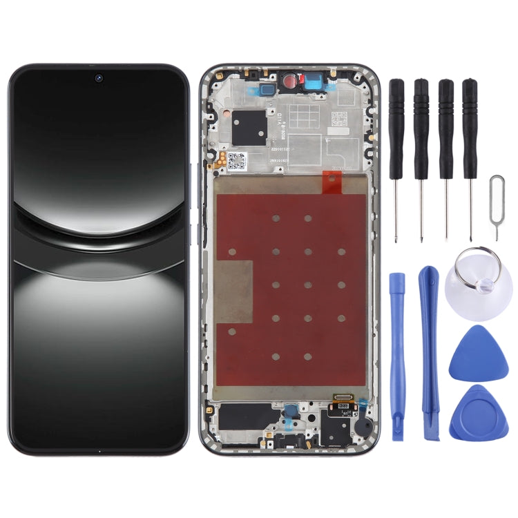 For Huawei Nova 12 Original LCD Screen Digitizer Full Assembly with Frame (Black) - LCD Screen by buy2fix | Online Shopping UK | buy2fix