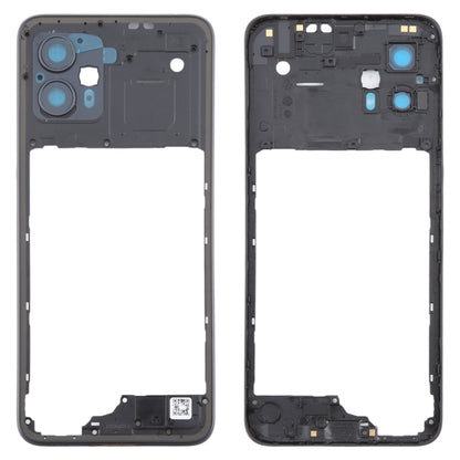 For Motorola Moto G13 Original Middle Frame Bezel Plate (Black) - Frame Bezel Plate by buy2fix | Online Shopping UK | buy2fix