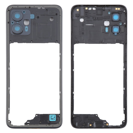 For Motorola Moto G23 Original Middle Frame Bezel Plate (Black) - Frame Bezel Plate by buy2fix | Online Shopping UK | buy2fix