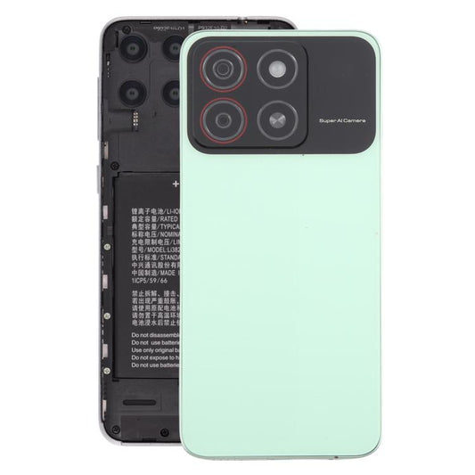 For ZTE Blade A35 Z2453 Battery Back Cover with Middle Frame / Camera Lens Cover(Green) - For ZTE by buy2fix | Online Shopping UK | buy2fix