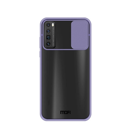 For Huawei nova 7 Pro MOFI Xing Dun Series PC + TPU Anti-peep Waterproof And Anti-drop All-inclusive Protective Shell, Translucent Frosted(Purple) - Huawei Cases by MOFI | Online Shopping UK | buy2fix