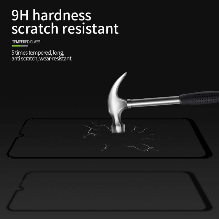 For Huawei Y6P / Honor9A MOFI 9H 2.5D Full Screen Tempered Glass Film(Black) - Huawei Tempered Glass by MOFI | Online Shopping UK | buy2fix