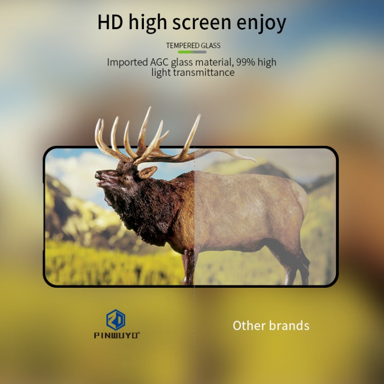 For vivo iQOO5 PINWUYO 9H 2.5D Full Screen Tempered Glass Film(Black) - vivo Tempered Glass by PINWUYO | Online Shopping UK | buy2fix