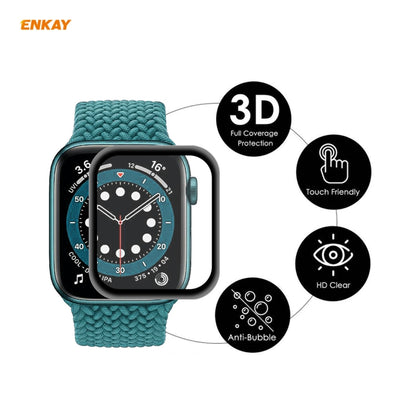 For Apple Watch 6/5/4/SE 40mm ENKAY Hat-Prince 3D Full Screen Soft PC Edge + PMMA HD Screen Protector Film - Watch Cases by ENKAY | Online Shopping UK | buy2fix