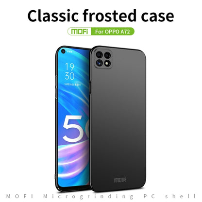 For OPPO A72 MOFI Frosted PC Ultra-thin Hard Case(Black) - OPPO Cases by MOFI | Online Shopping UK | buy2fix