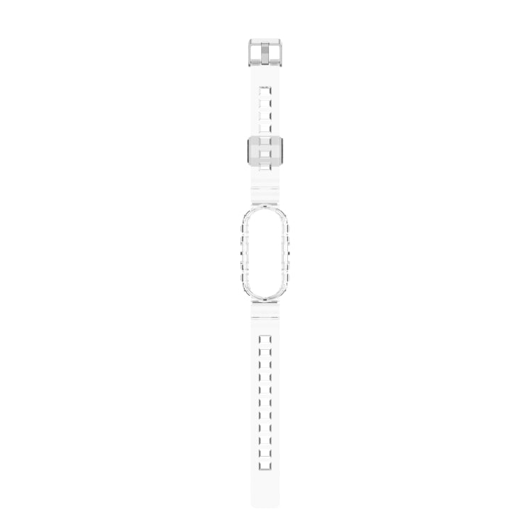 For Xiaomi Band 5 / Band 6 Transparent Case Watch Band(Transparent) - Watch Bands by buy2fix | Online Shopping UK | buy2fix