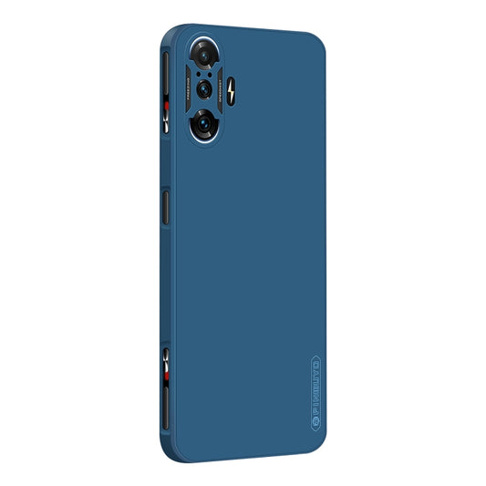 For Xiaomi Redmi K40 Gaming PINWUYO Touching Series Liquid Silicone TPU Shockproof Case(Blue) - Xiaomi Cases by PINWUYO | Online Shopping UK | buy2fix
