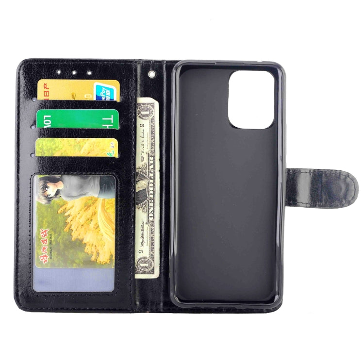 For OPPO Realme 8 / 8 Pro Crazy Horse Texture Leather Horizontal Flip Protective Case with Holder & Card Slots & Wallet & Photo Frame(Black) - Realme Cases by buy2fix | Online Shopping UK | buy2fix