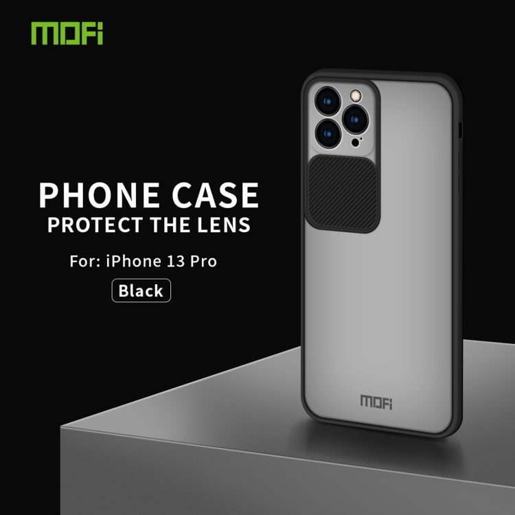 For iPhone 13 Pro MOFI Translucent Frosted PC + TPU Phone Case(Black) - iPhone 13 Cases by MOFI | Online Shopping UK | buy2fix