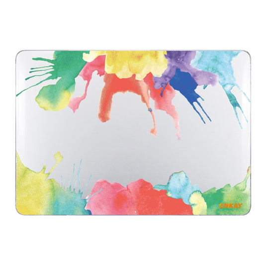 ENKAY Hat-Prince Forest Series Pattern Laotop Protective Crystal Case for MacBook Pro 16 inch A2141(Watercolor Pattern) - MacBook Pro Cases by ENKAY | Online Shopping UK | buy2fix