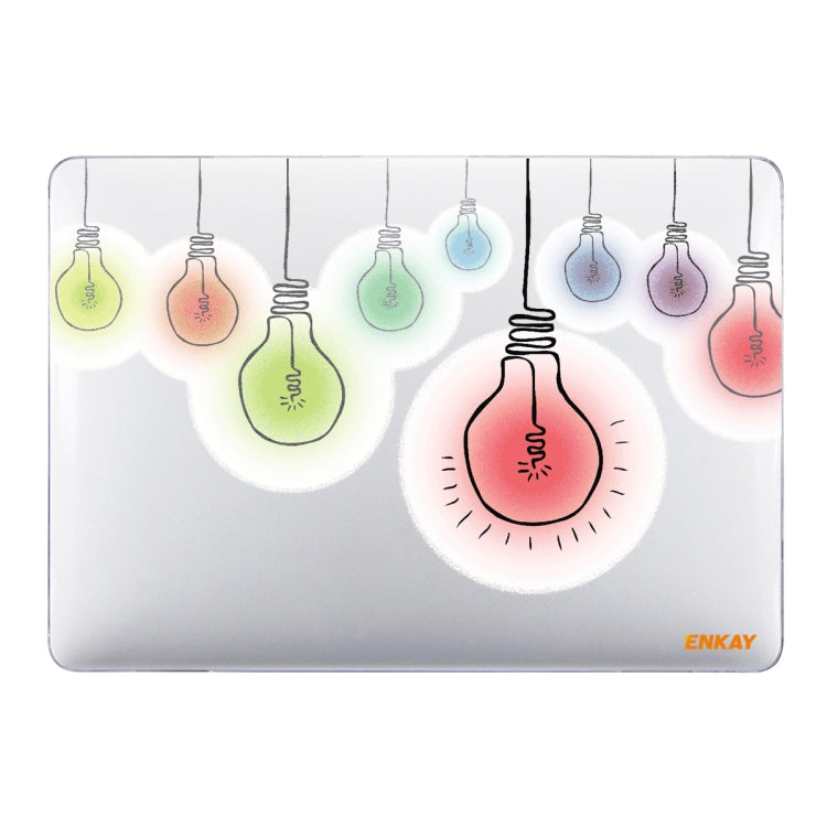 For MacBook Air 13.3 inch A2179 / A2337 ENKAY Hat-Prince Forest Series Pattern Laotop Protective Crystal Case(Bulb Pattern) - MacBook Air Cases by ENKAY | Online Shopping UK | buy2fix