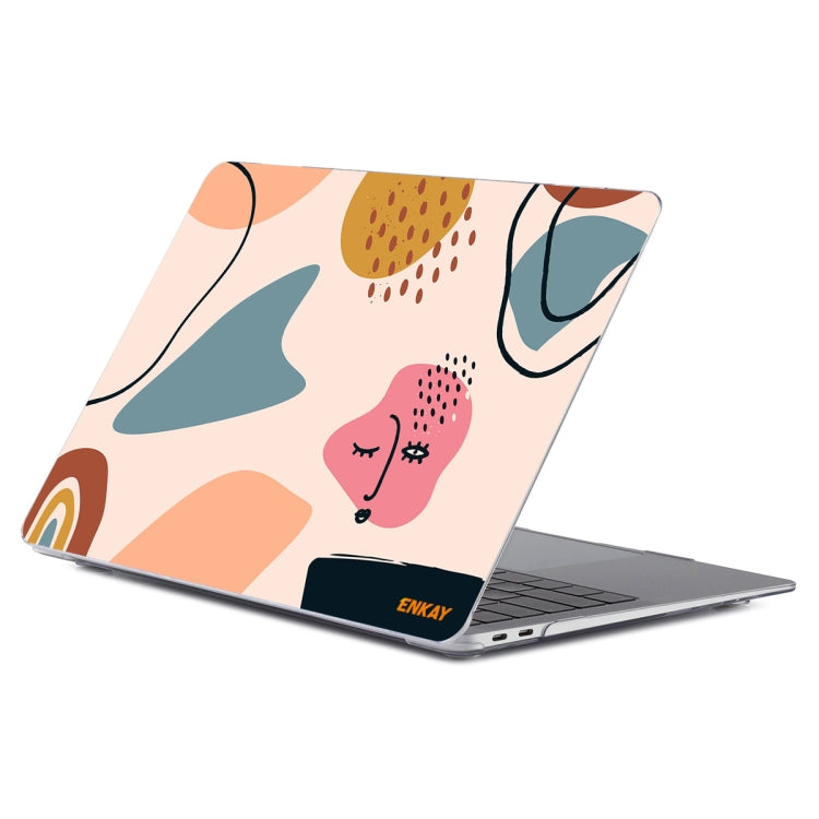 ENKAY Hat-Prince Geometry Pattern Laotop Protective Crystal Case for MacBook Pro 13.3 inch A1706 / A1708 / A1989 / A2159(Geometry No.7) - MacBook Pro Cases by ENKAY | Online Shopping UK | buy2fix