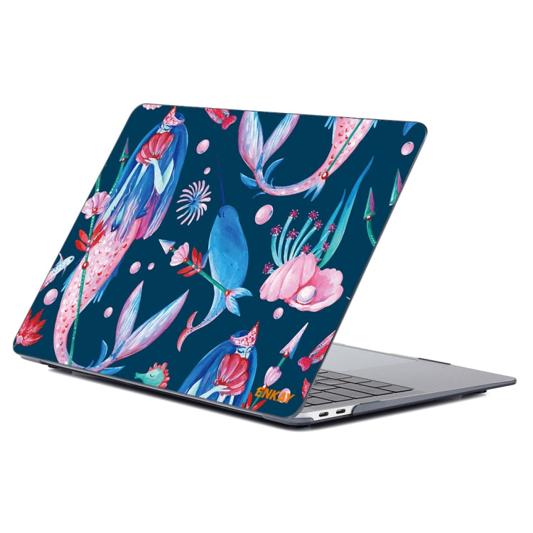 For MacBook Air 13.3 inch A2179 / A2337 ENKAY Hat-Prince Natural Series Laotop Protective Crystal Case(Mermaid) - MacBook Air Cases by ENKAY | Online Shopping UK | buy2fix