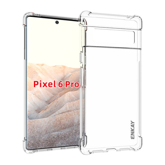 For Google Pixel 6 Pro ENKAY Transparent TPU Shockproof Case - Google Cases by ENKAY | Online Shopping UK | buy2fix