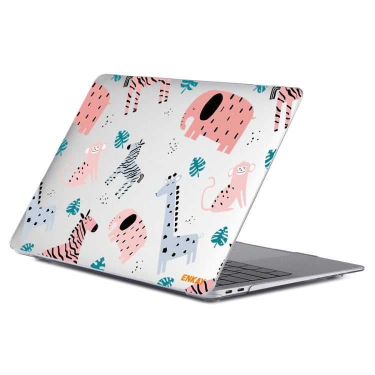 ENKAY Animal Series Pattern Laotop Protective Crystal Case For MacBook Pro 13.3 inch A1706 / A1708 / A1989 / A2159(Animals No.2) - MacBook Pro Cases by ENKAY | Online Shopping UK | buy2fix