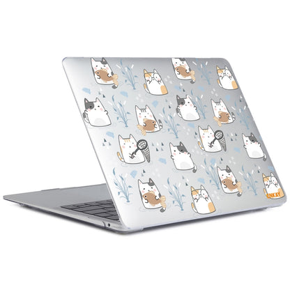 ENKAY Animal Series Pattern Laotop Protective Crystal Case For MacBook Pro 15.4 inch A1707 / A1990(Cute Cat) - MacBook Pro Cases by ENKAY | Online Shopping UK | buy2fix