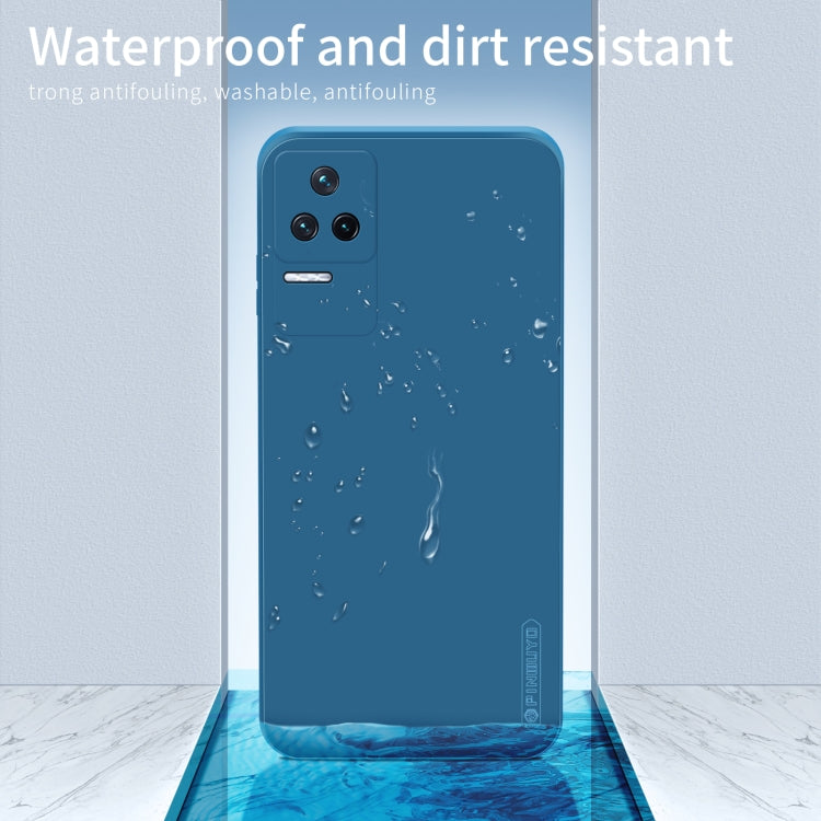 For Xiaomi Redmi K40S PINWUYO Sense Series Liquid Silicone TPU Phone Case(Blue) - More Brand by PINWUYO | Online Shopping UK | buy2fix